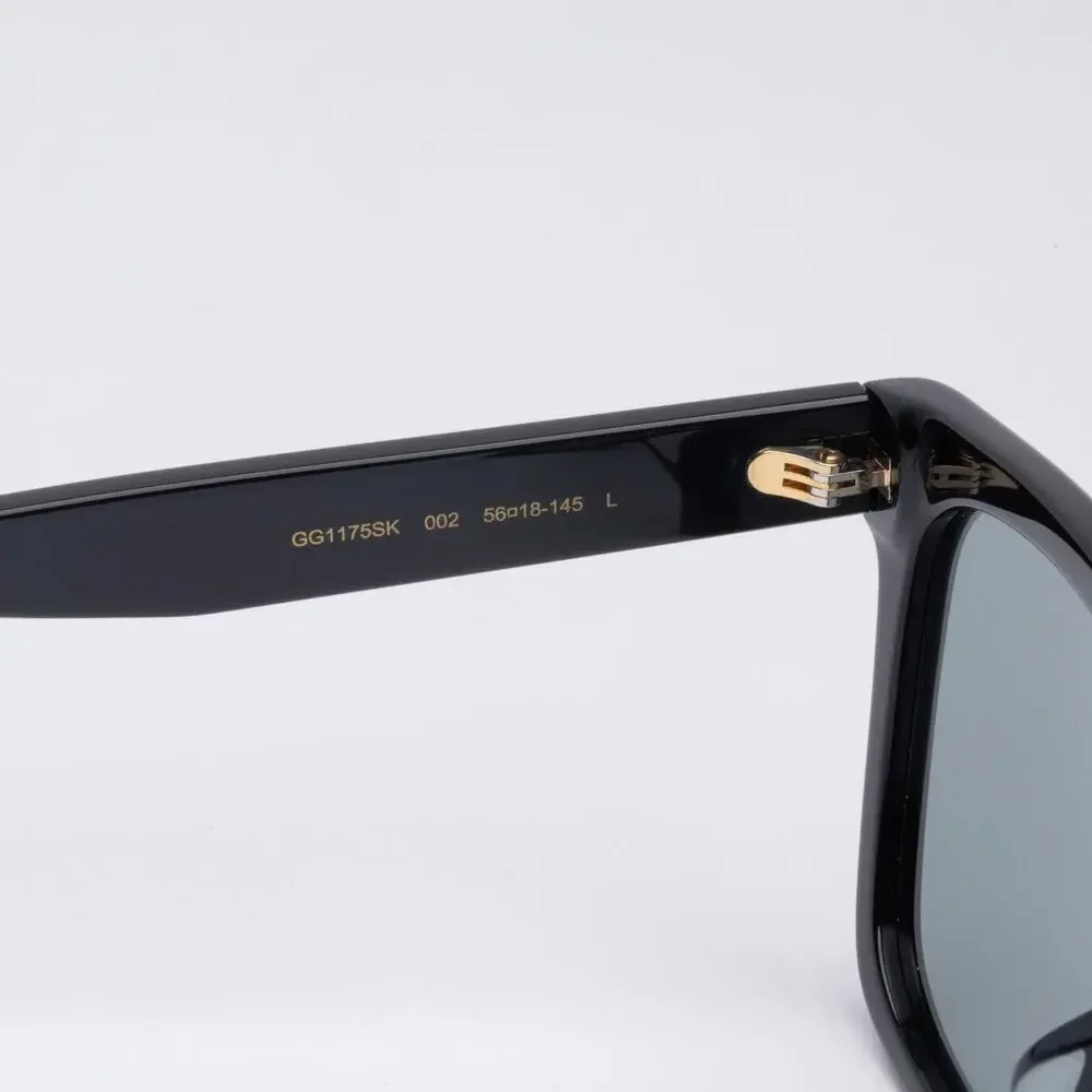 Gucci GG1175/002 Sunglasses Black 56mm